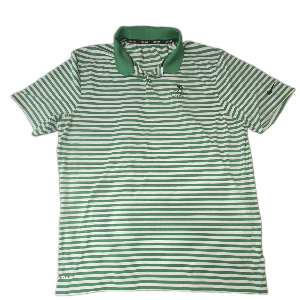 Nike Golf Polo Shirt Falcon Ridge Course Mesquite Nevada Men XL Green Staff